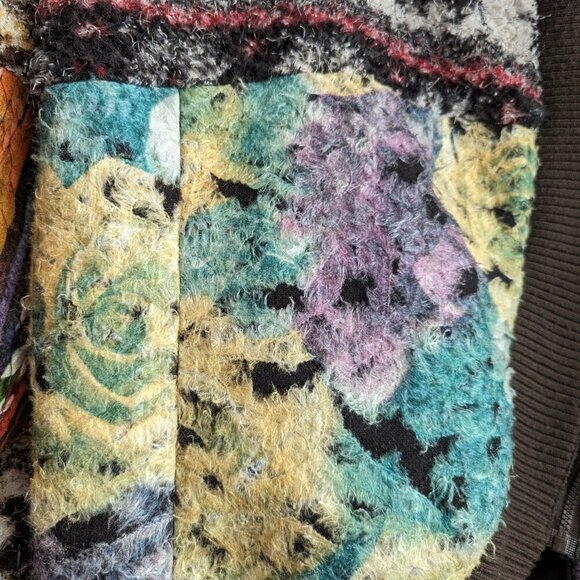 Adore multicolored asymmetrical zip jacket - Picture 4 of 7